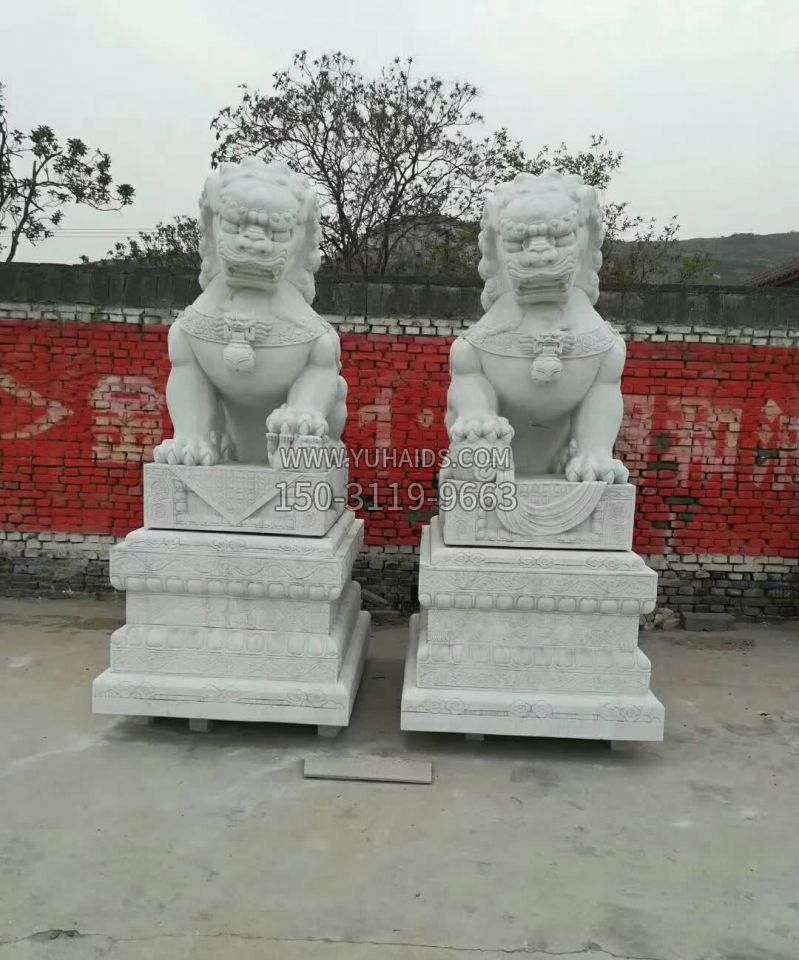 大理石獅子廣場(chǎng)雕塑 大理石獅子廣場(chǎng)雕塑