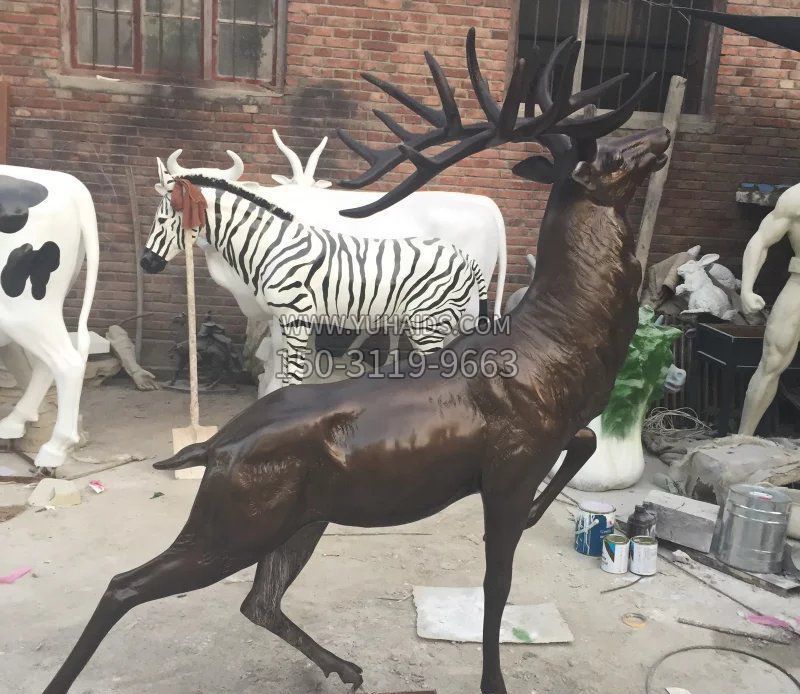 羚羊公園動(dòng)物銅雕 羚羊公園動(dòng)物銅雕
