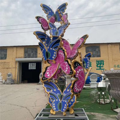 戶外大型彩繪蝴蝶公園景觀有什么寓意？