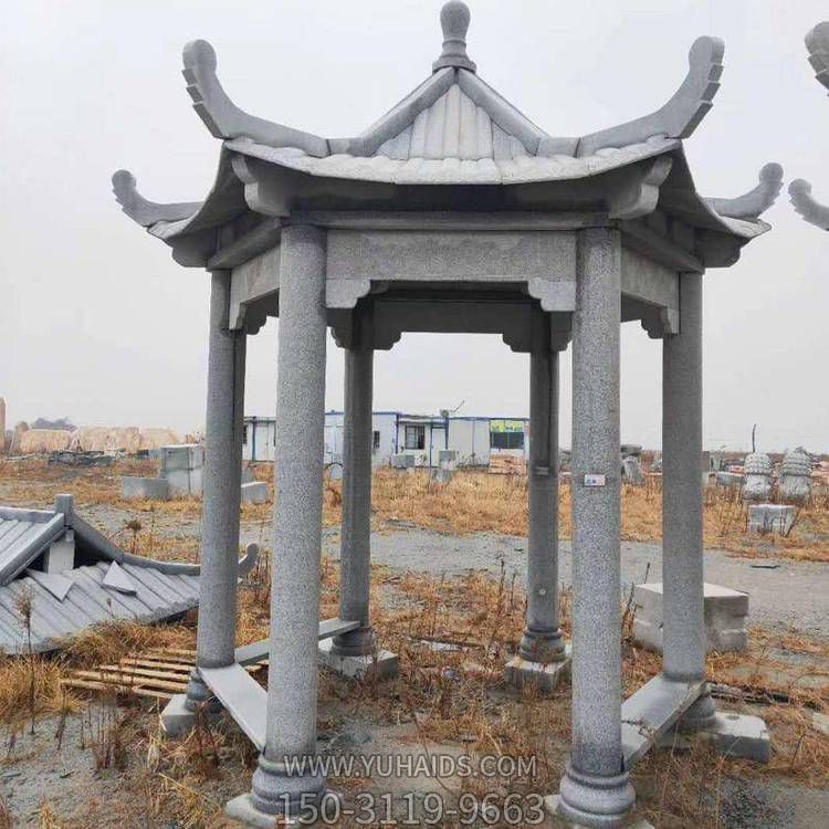 戶(hù)外石雕亭子鄉(xiāng)村建設(shè)廣場(chǎng)行人石材涼亭雕塑