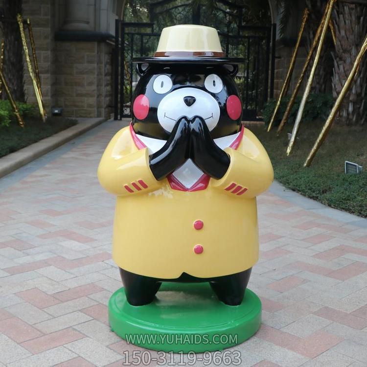 玻璃鋼卡通戶(hù)外園林景觀(guān)美陳擺件雕塑