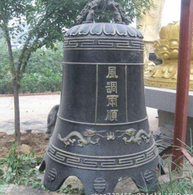 風(fēng)調(diào)雨順鑄銅鐘，吊鐘，掛鐘