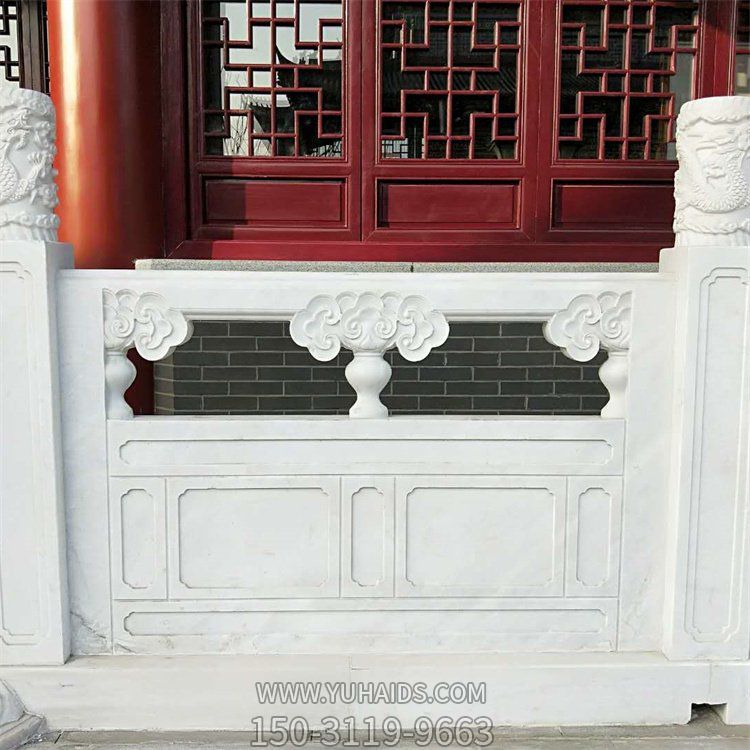 庭院景區(qū)景點大型大理石石雕護(hù)欄雕塑