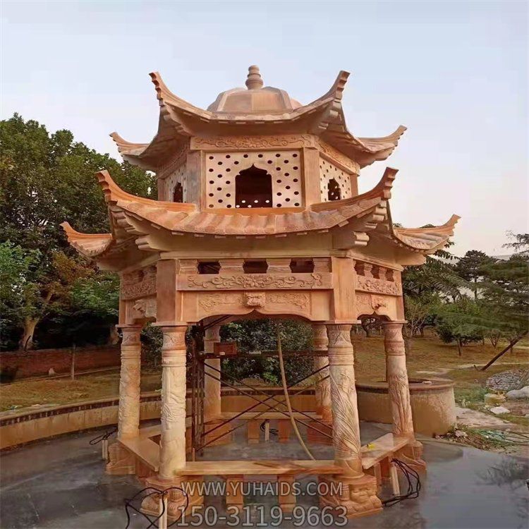 戶外園林庭院大理石晚霞紅二層中式?jīng)鐾さ袼?>
                                <h2>戶外園林庭院大理石晚霞紅二層中式?jīng)鐾さ袼?參數(shù)說明</h2>
                                                                        <table>
                                      <tr>
                                        <th>產(chǎn)品標題</th>
                                        <td>戶外園林庭院大理石晚霞紅二層中式?jīng)鐾さ袼?/td>
                                      </tr>
                                      <tr>
                                        <th>發(fā)布時間</th>
                                        <td>2023-06-08 07:22</td>
                                      </tr>
                                      <tr>
                                        <th>價格</th>
                                        <td><span>電話咨詢</td>
                                      </tr>
                                                                              <tr>
                                          <th>雕刻內(nèi)容</th>
                                          <td>園林、涼亭、園林</td>
                                        </tr>
                                                                              <tr>
                                          <th>制作材質</th>
                                          <td>晚霞紅、大理石</td>
                                        </tr>
                                                                          </table>
                                <h2>戶外園林庭院大理石晚霞紅二層中式?jīng)鐾さ袼?詳細說明</h2>
                                <p>玉海雕塑是一家綜合性的雕塑公司，擁有多款戶外園林庭院大理石晚霞紅二層中式?jīng)鐾さ袼苣Ｐ?，可加工定制多種戶外園林庭院大理石晚霞紅二層中式?jīng)鐾さ袼?，支持材質、樣式、風格、尺寸大小等方面的調(diào)整修改定制。我們所加工制作的戶外園林庭院大理石晚霞紅二層中式?jīng)鐾さ袼苜|優(yōu)價廉，遍布全國多個省市地區(qū)，想要了解更多案例圖片，請電話或微信咨詢。材質、大小、樣式等都可以按需定制，還可根據(jù)您提供給的戶外園林庭院大理石晚霞紅二層中式?jīng)鐾さ袼軜訄D進行制作！如有相關需求，歡迎致電（微信同號）：<span>150-3119-9663</span></p>
                                                                <div   class=