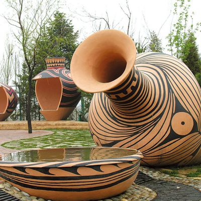 玻璃鋼創(chuàng)意瓶子，休閑公園景觀雕塑