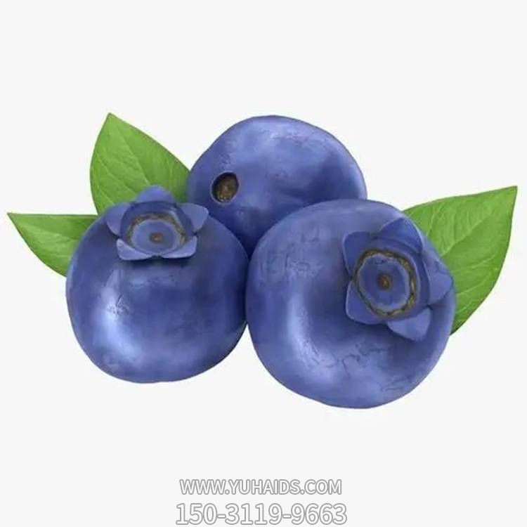 藍(lán)莓，玻璃鋼仿真果蔬雕塑