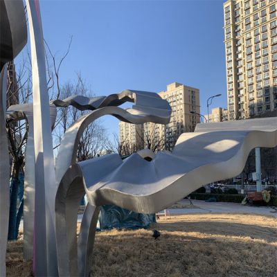 不銹鋼創(chuàng)意戶(hù)外公園景觀(guān)雕塑
